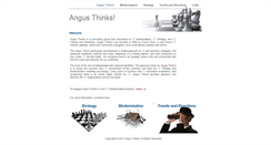Desktop Screenshot of angusthinks.com